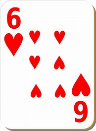 Image result for Six of Hearts Card