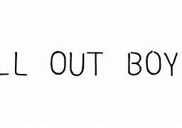 Image result for Fall Out Boy Font