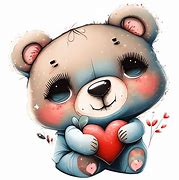 Image result for Teddy Bear Love Clip Art