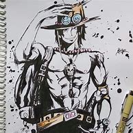 Image result for One Piece Volume 18 Poster Ace Drawing