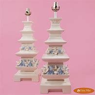 Image result for Pagoda Lamps Pair