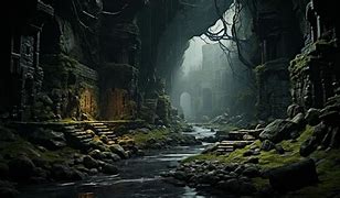 Image result for Ancient Old Moss-Covered City