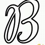 Image result for Cursive Alphabet Letter B