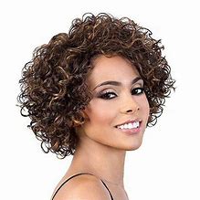 Image result for Natural Curly Hair Wigs