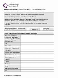 Image result for CQC Notice of Proposal Form