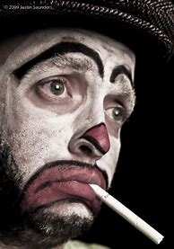 Image result for Sad Clown Face Painting