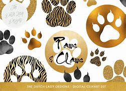 Image result for Gold Paw Print Free