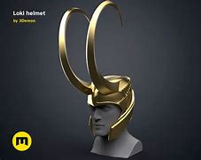 Image result for Cartoon Loki Helmet