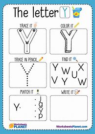 Image result for Letter Y Worksheets