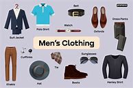 Image result for Gentleman Clothes Vocabulary