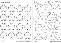 Image result for Lei Flower Cut Out