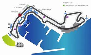 Image result for Monaco Grand Prix Race Track Map