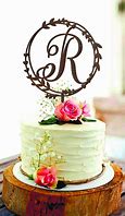 Image result for Letter Cake Toppers