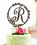 Image result for Letter Cake Toppers