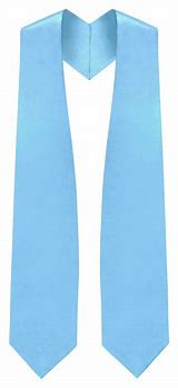 Image result for Light Blue Graduation Stole