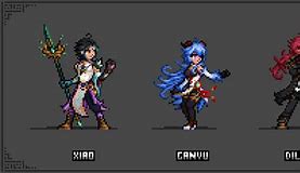 Image result for Xiao Pixel Art