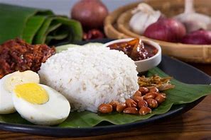 Image result for Nasi Dibungkus Daun Pisang