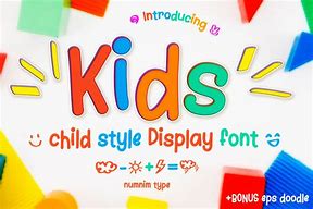 Image result for Fonts for Kids