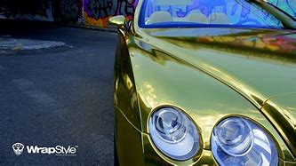 Image result for Gold Chrome Truck Wrap