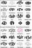 Image result for Monogramming Fonts