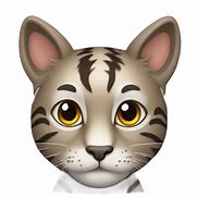 Image result for Tabby Gray Cat Emoji