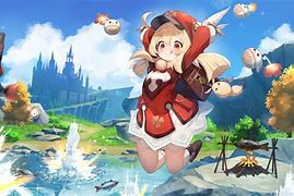 Image result for Cute Aestitch Genshin Klee Wallpaper