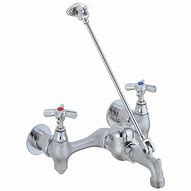 Image result for Wall Mount Twin Faucet Sink