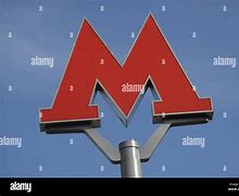 Image result for Moscow Metro Sign