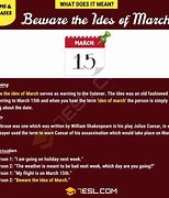 Image result for Ides of March Day