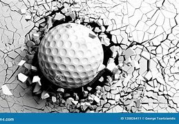 Image result for Picture of a Golf Ball Breaking Glass