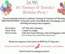 Image result for B Day Invites