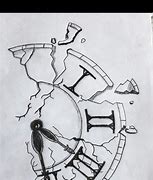 Image result for Broken Heart Clock Tattoo