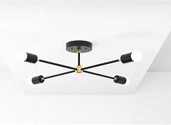 Image result for Black Brass Sputnik Chandelier