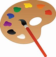 Image result for Paint Palette Clip Art Black and White