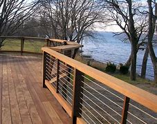 Image result for Wood Deck Railing Design Ideas