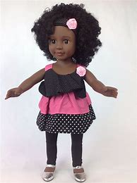 Image result for Caucasian Girl Doll with Brown Hair