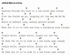 Image result for Jingle Bells Chords Chart