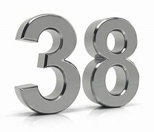 Image result for White 38 Numbers