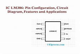 Image result for LM386 Pins