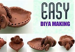 Image result for How to Make Standing Diya