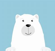 Image result for White Bear with Blue Background Logo