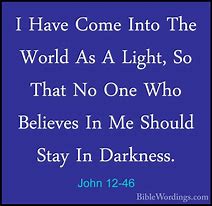 Image result for John 12 46 Candle