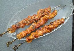 Image result for Chicken Skewers with Peanut Sauce