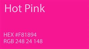 Image result for Pink RGB Numbers