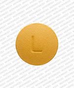 Image result for Round Yellow Pill with L On It