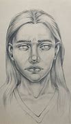 Image result for Sketch of Sad Female Face