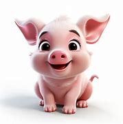 Image result for Pink Kids Pig Cartoon