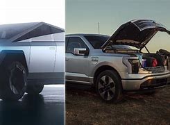 Image result for F 150 Lightning vs Tesla Cybertruck