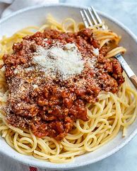 Image result for Spaghetti Meat Sauce