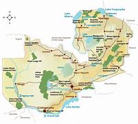 Image result for Zambia Rivers Map of Africa